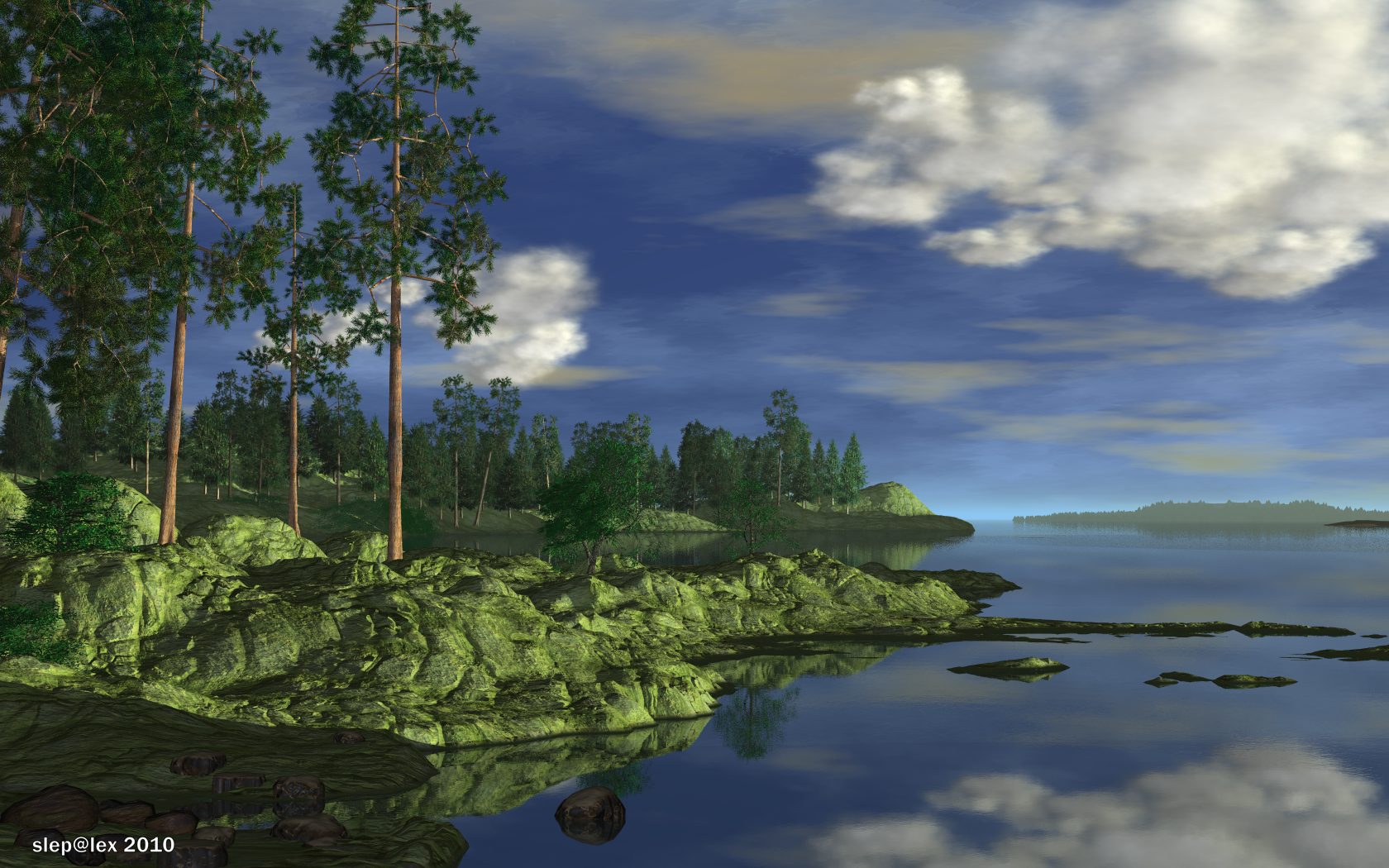 The dawns here are quiet...