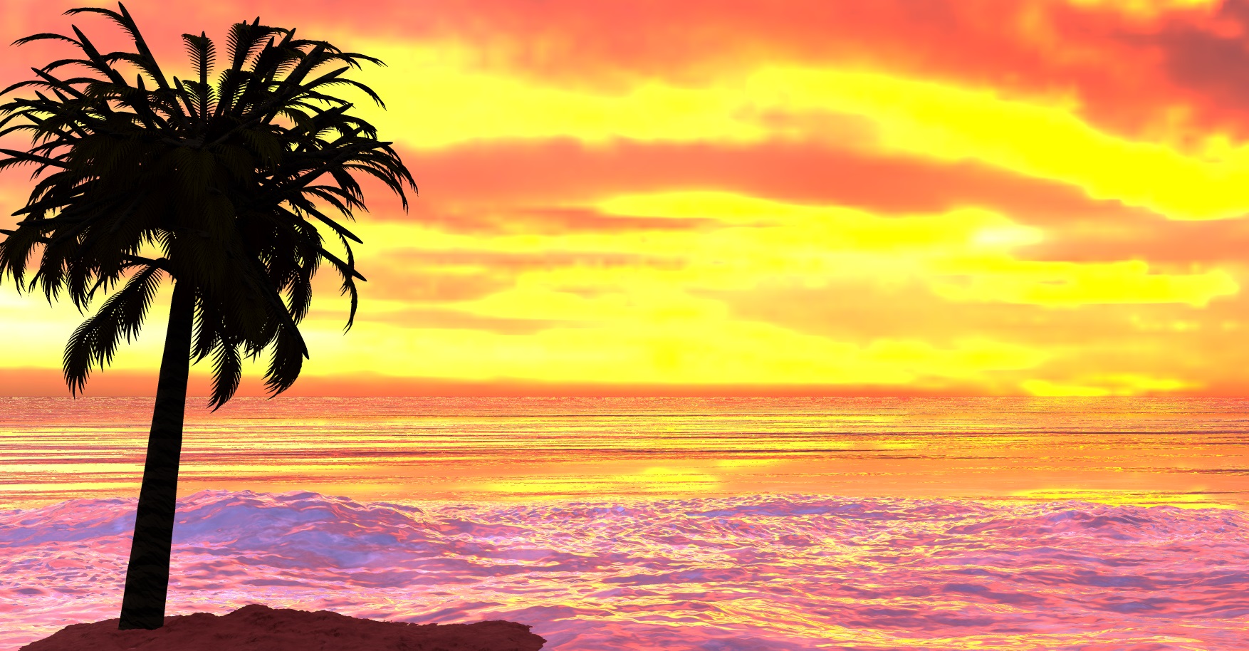 Atardecer en el Mar