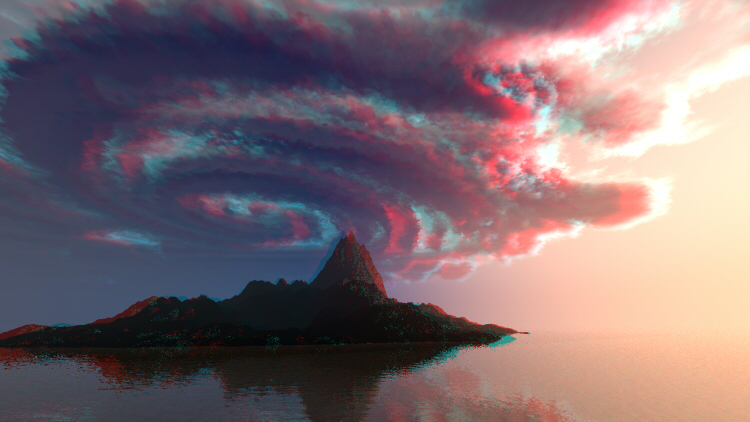 Storm anaglyph