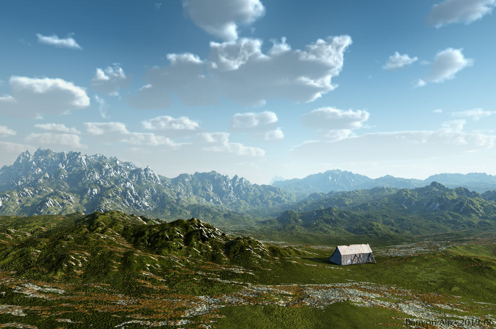 Barn on Alp