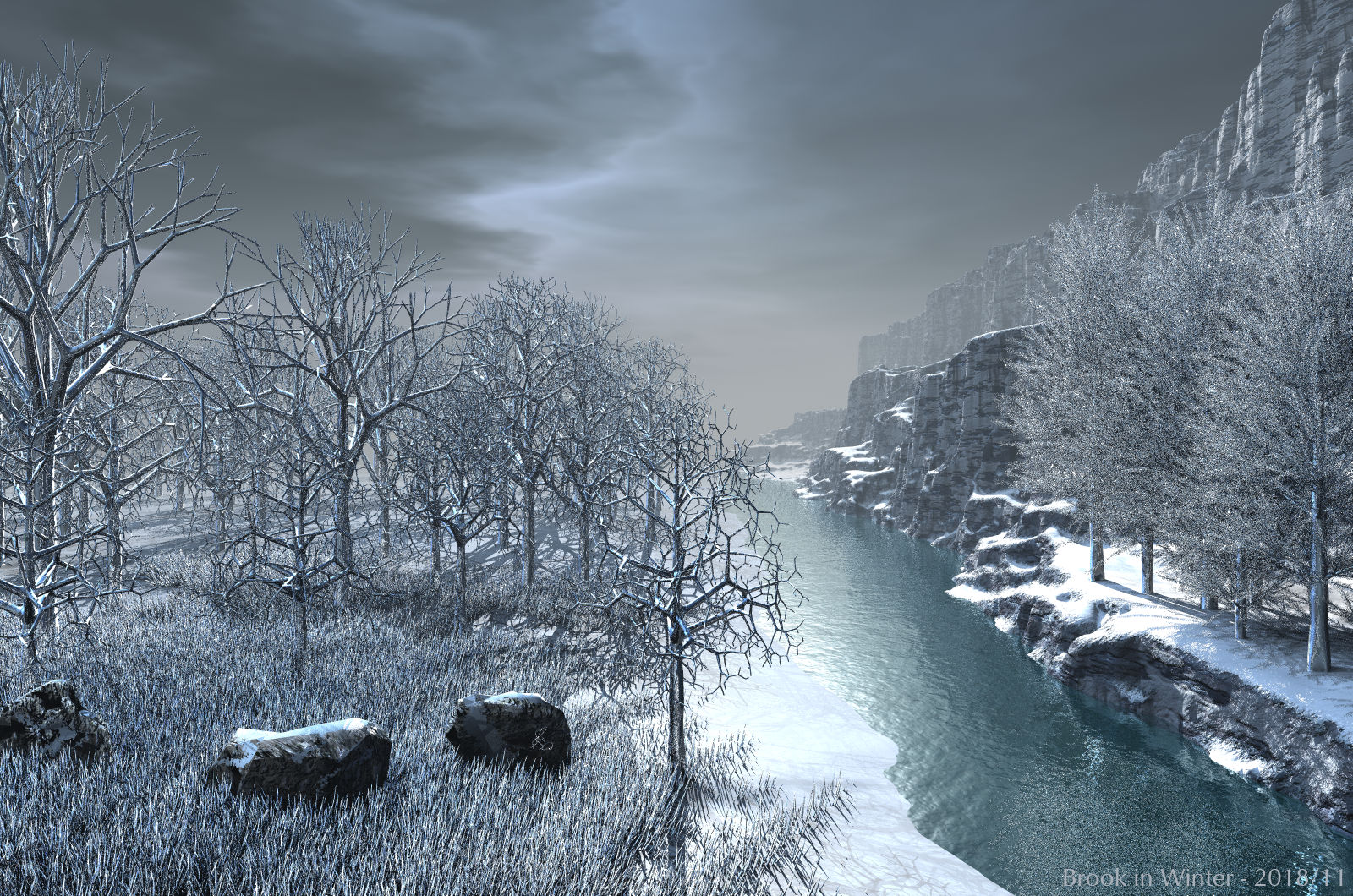 Brook in Winter