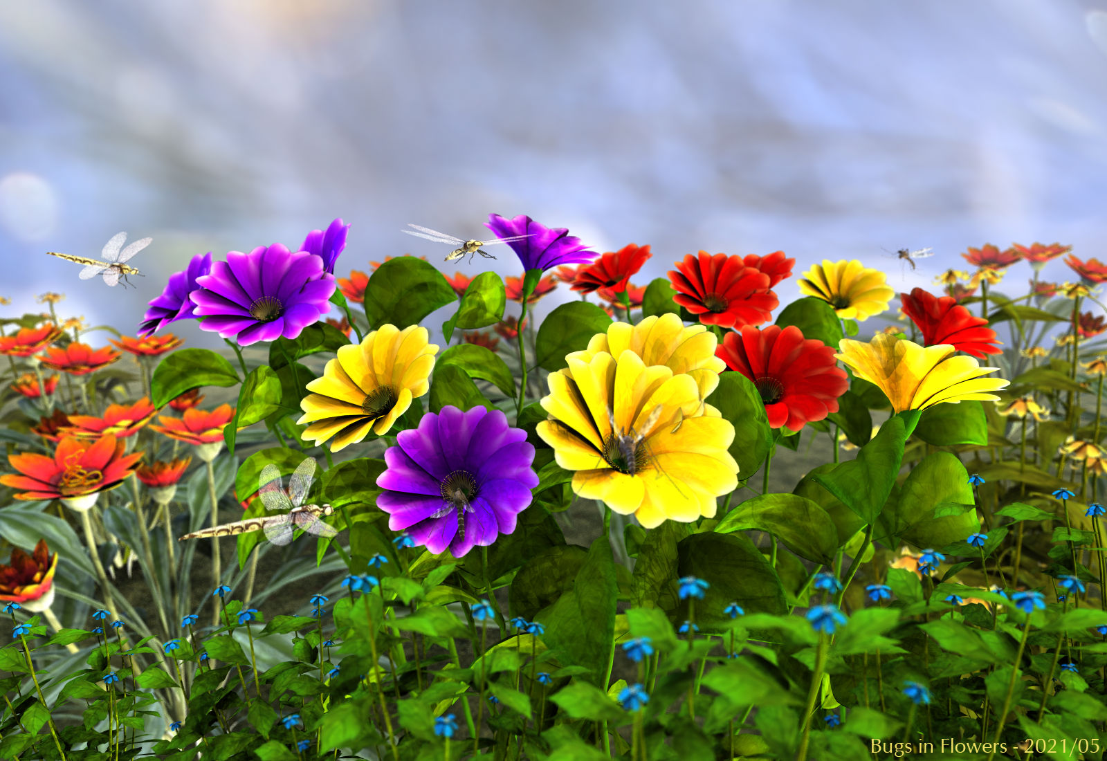 Bugs in Flowers