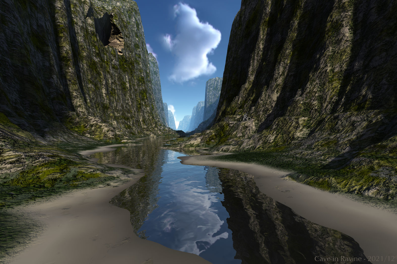 Cave in Ravine