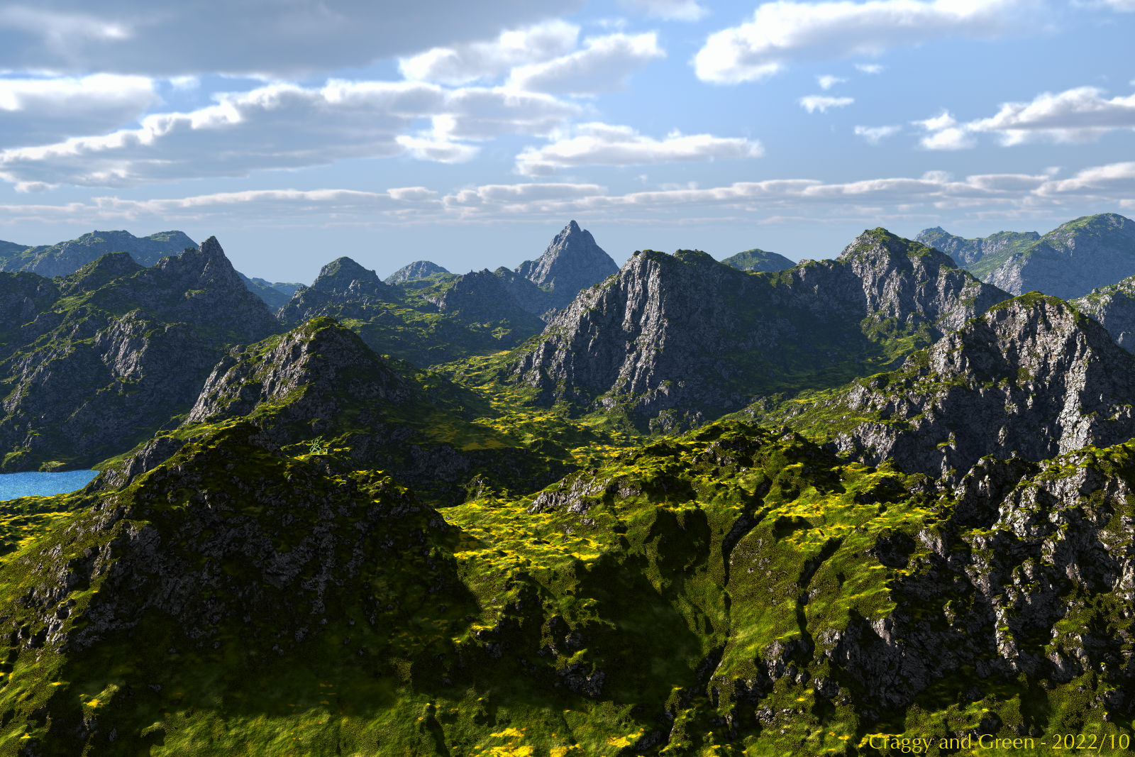 Craggy and Green