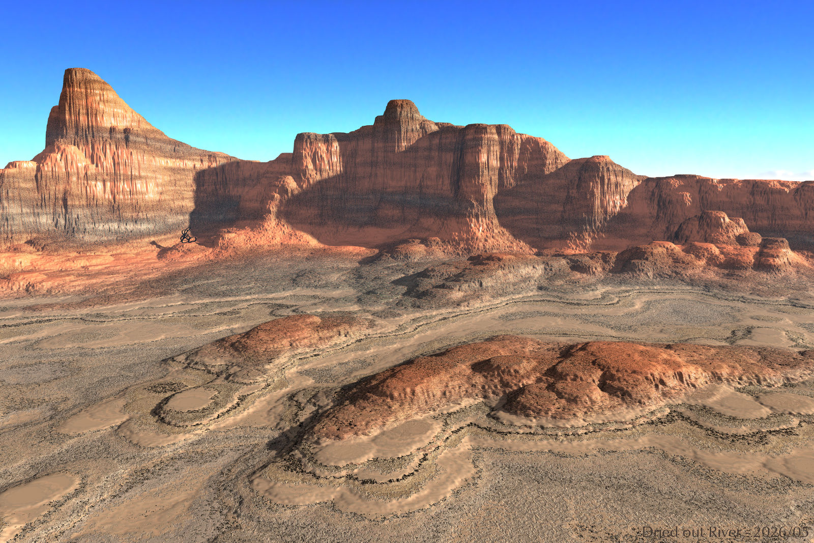 Dried out River