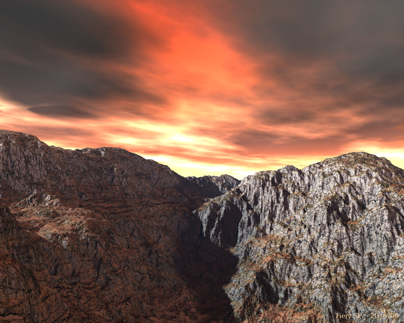 Fiery Sky