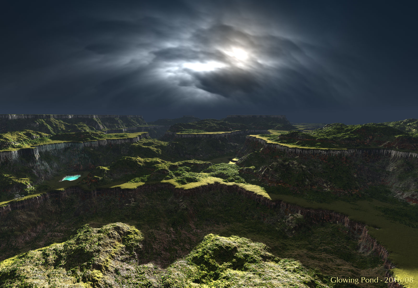 Glowing Pond