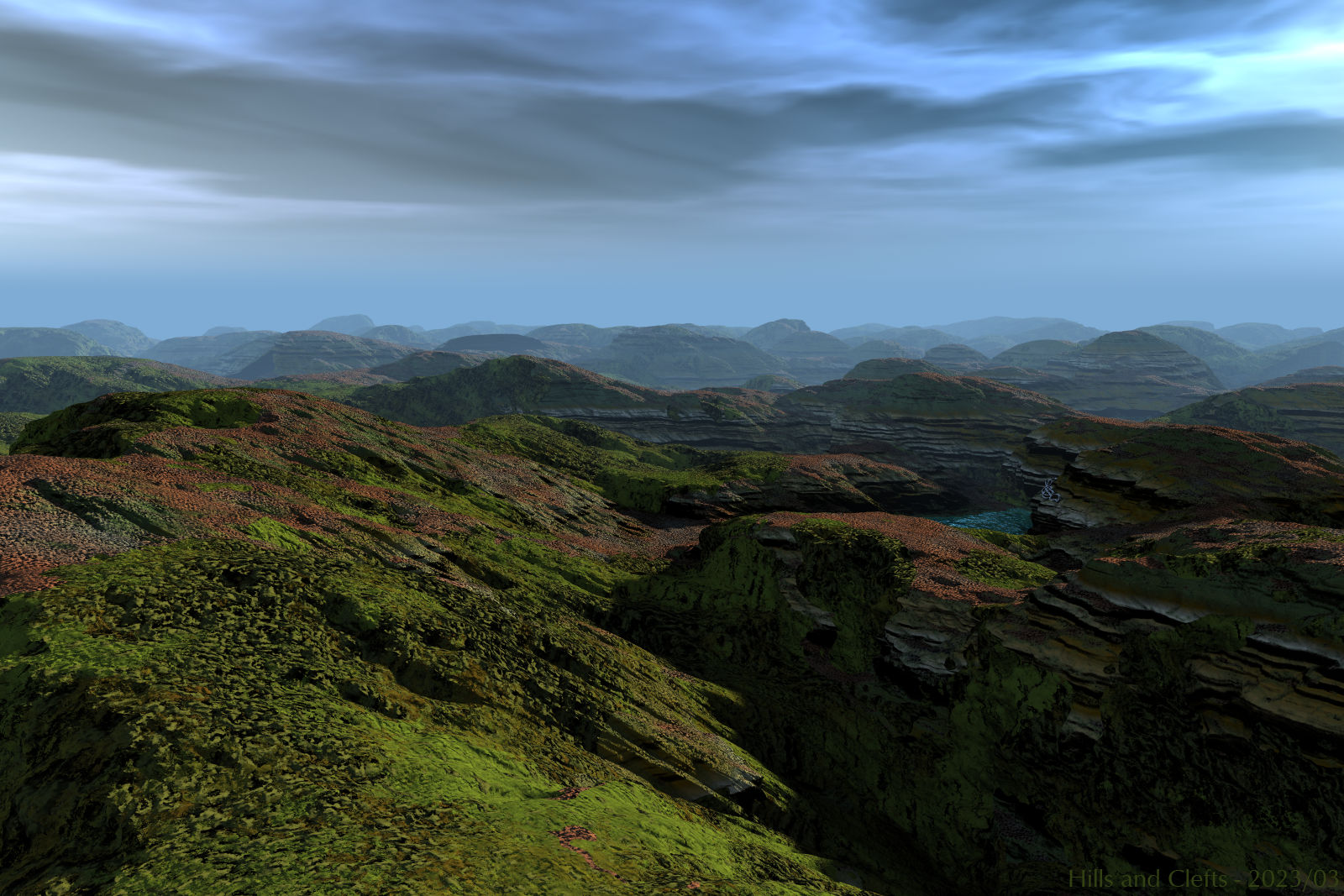 Hills and Clefts