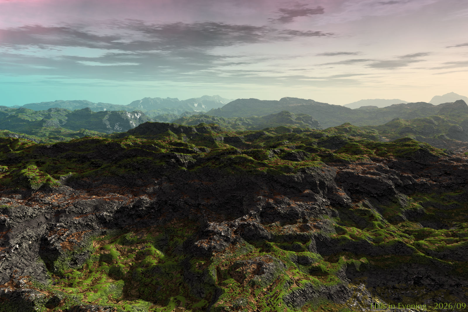 Hills in Evening