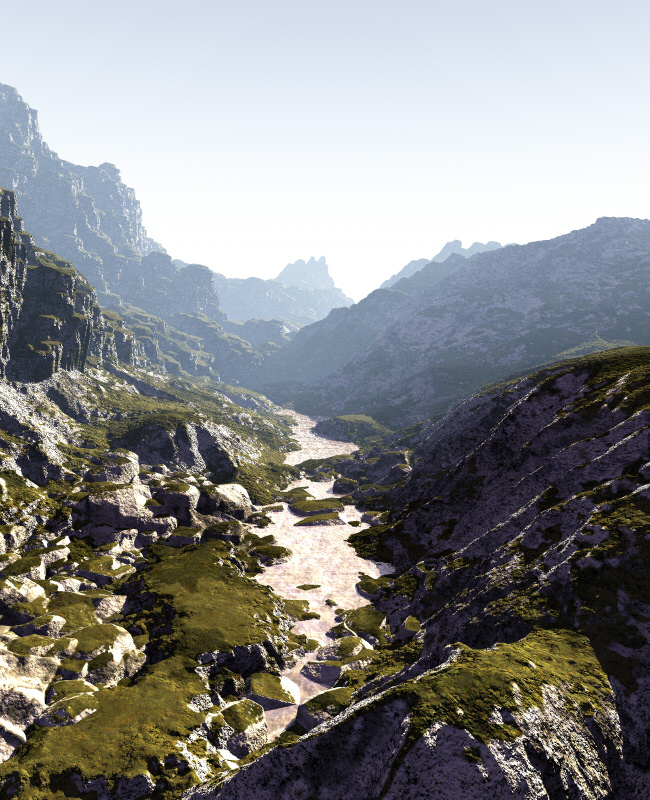 Jagged landscape