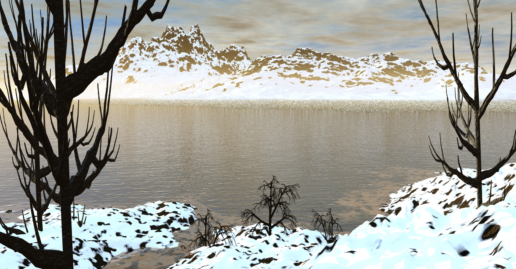 Laguna en invierno