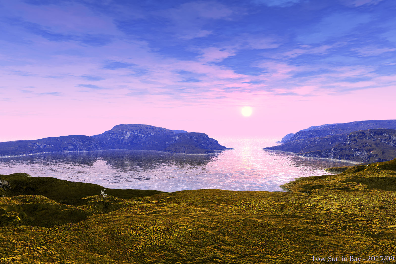 Low Sun in Bay
