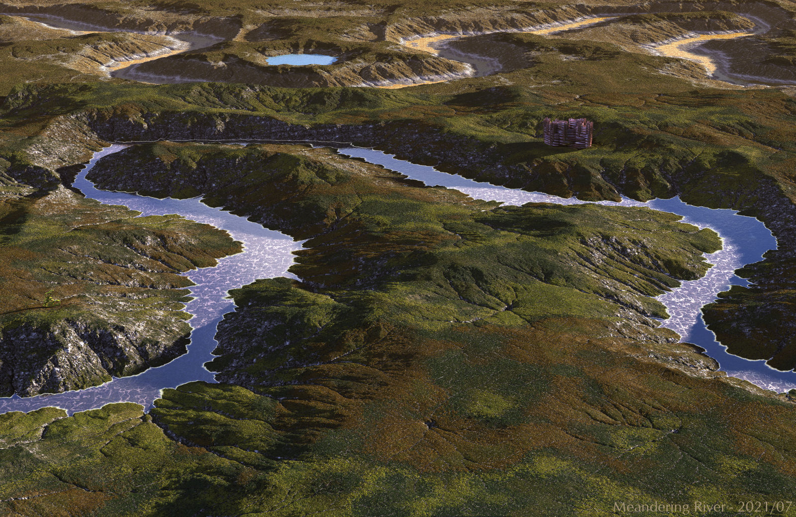 Meandering River