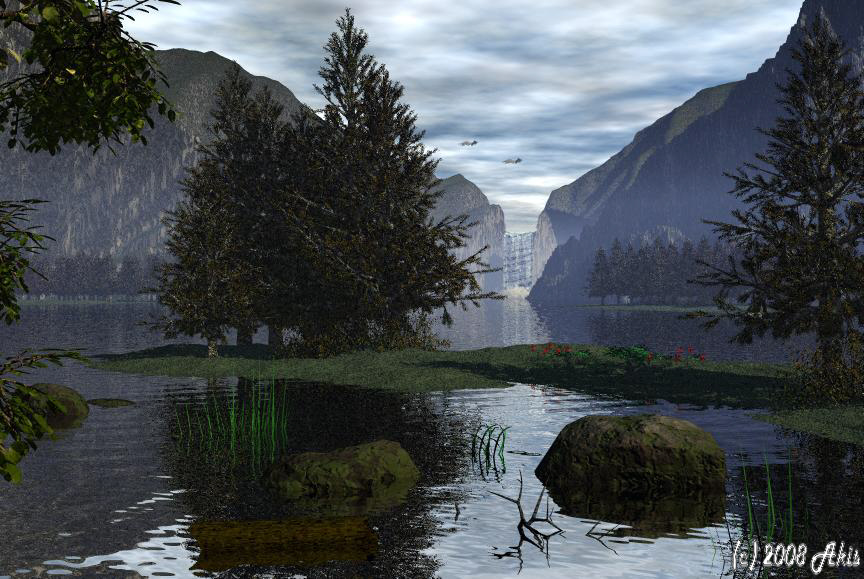 The lake