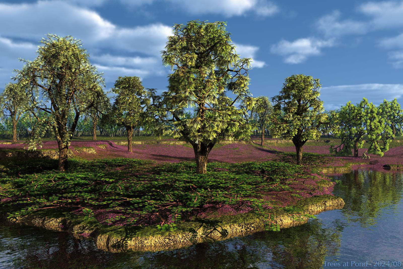 Trees at Pond