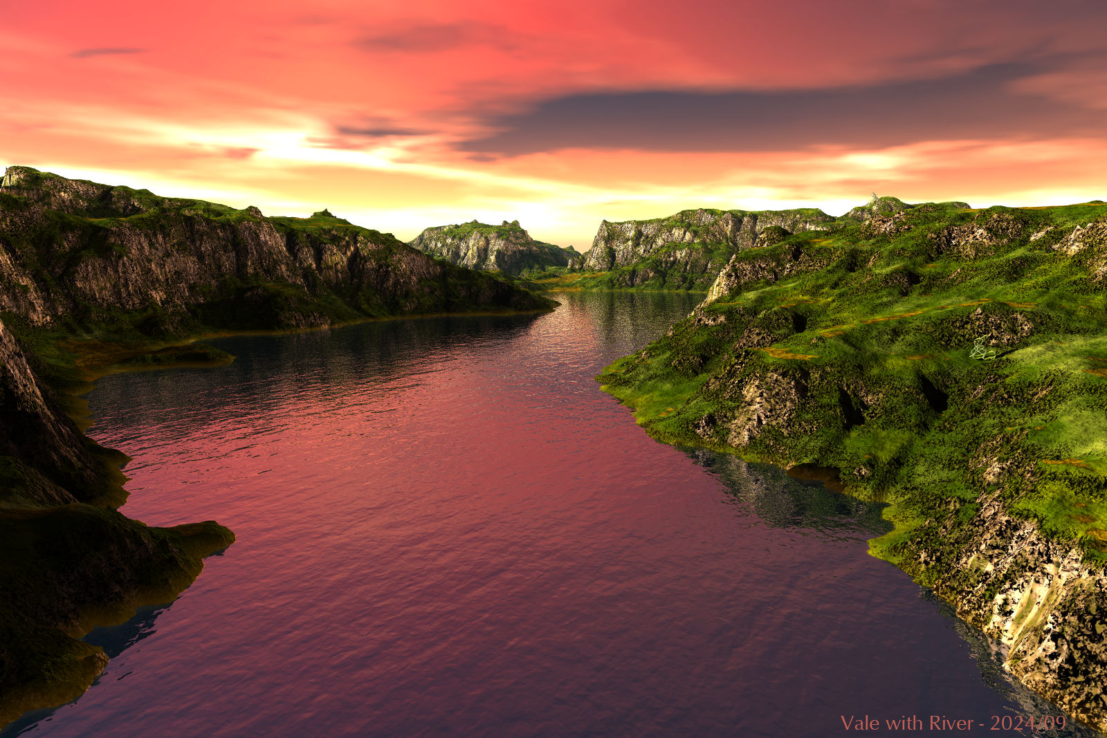 Vale with River