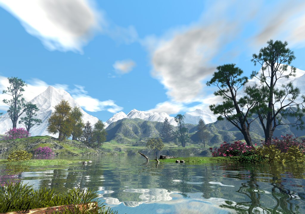 View Across the Loch.