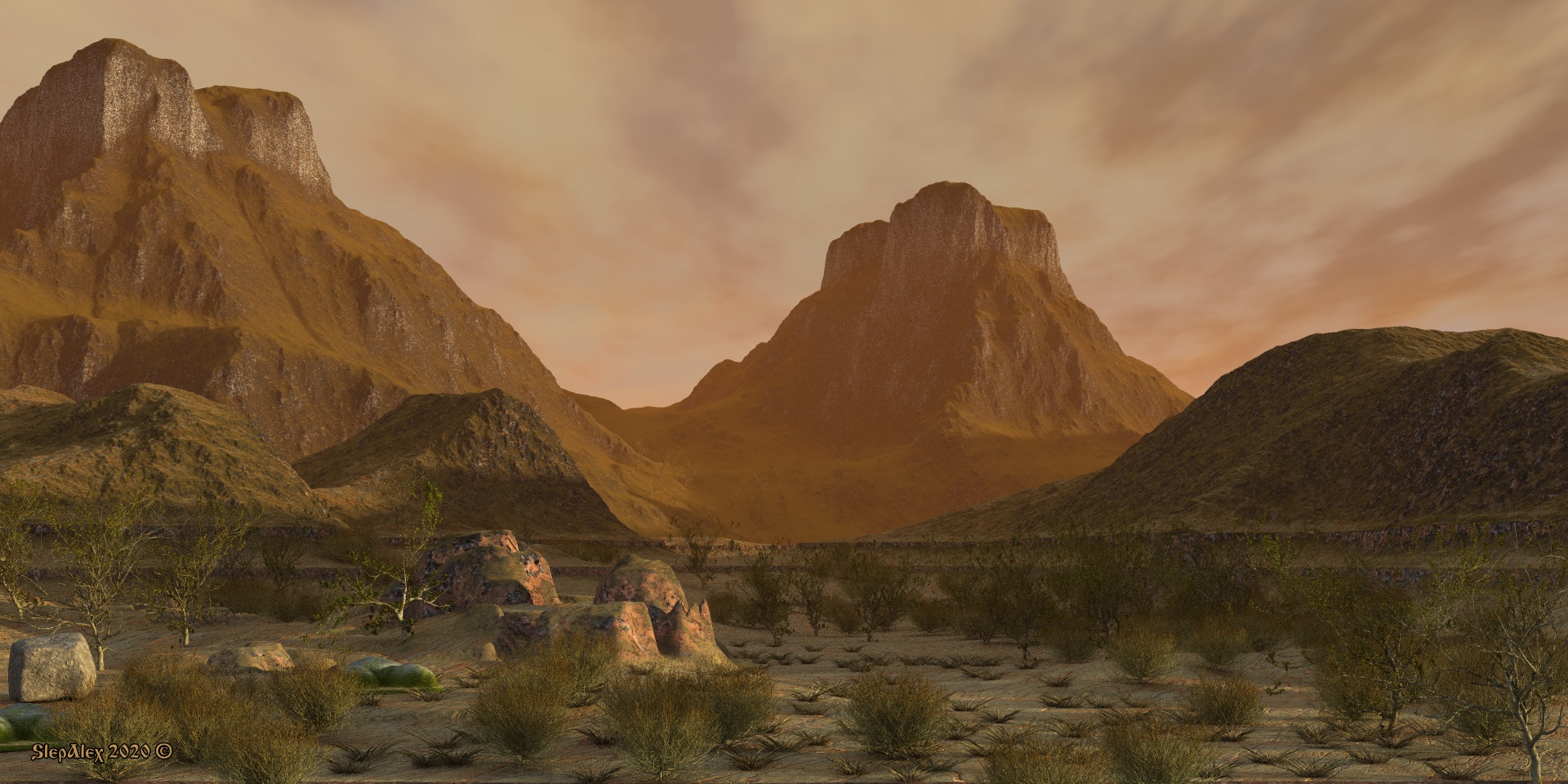 Desert sunset
