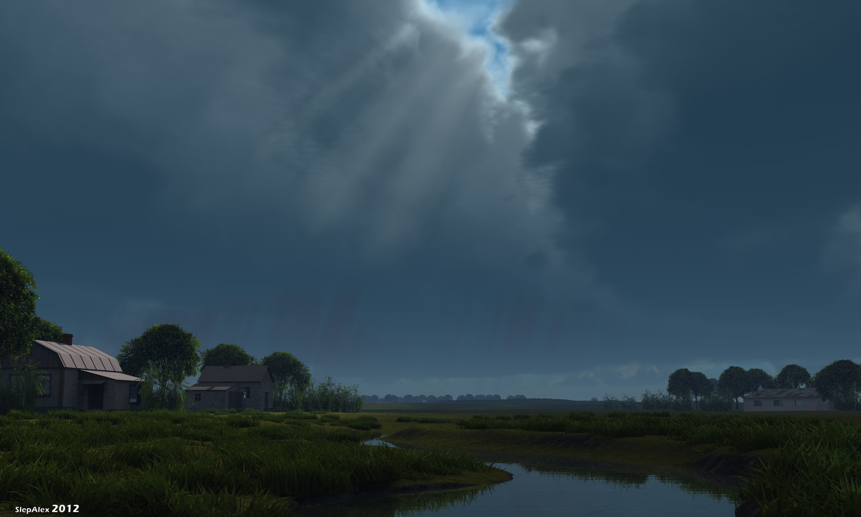 Rain and sun