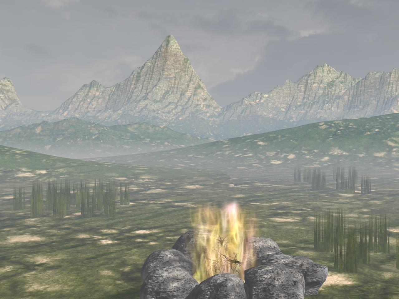 Evening on the Open Lands