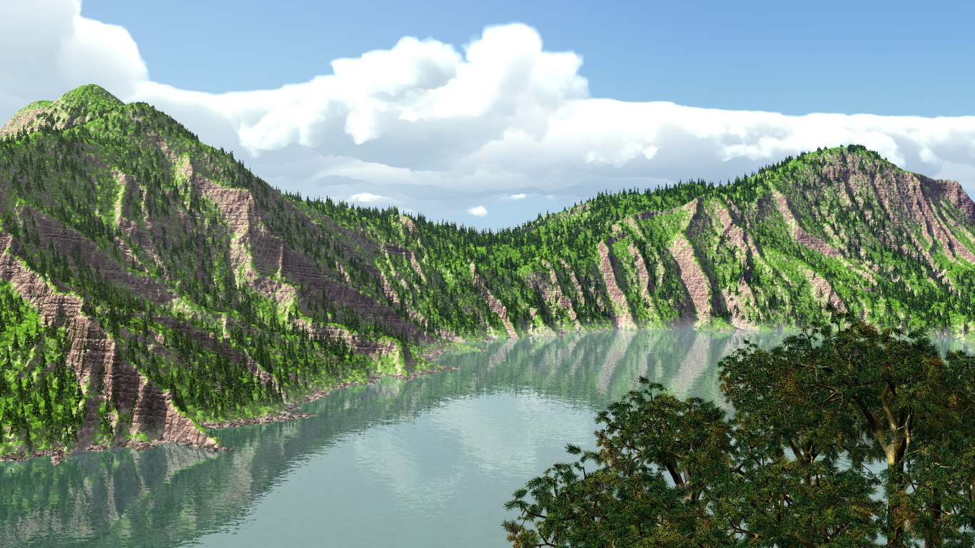 Mountain lake v2