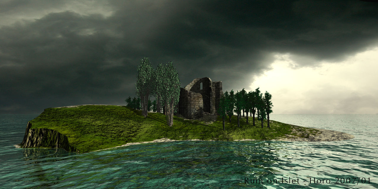 Ruin on Islet