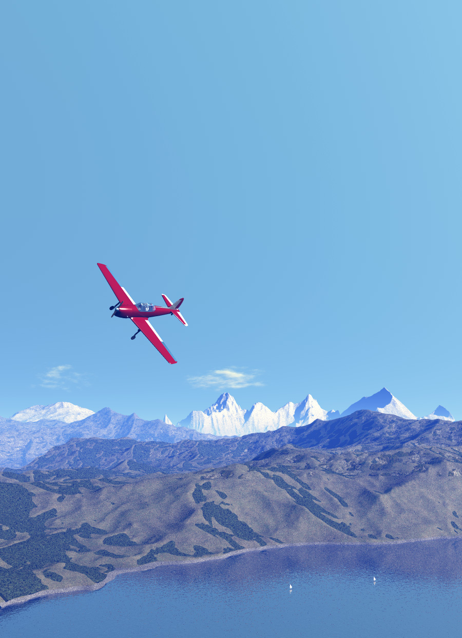 Flying In A Summer Day
