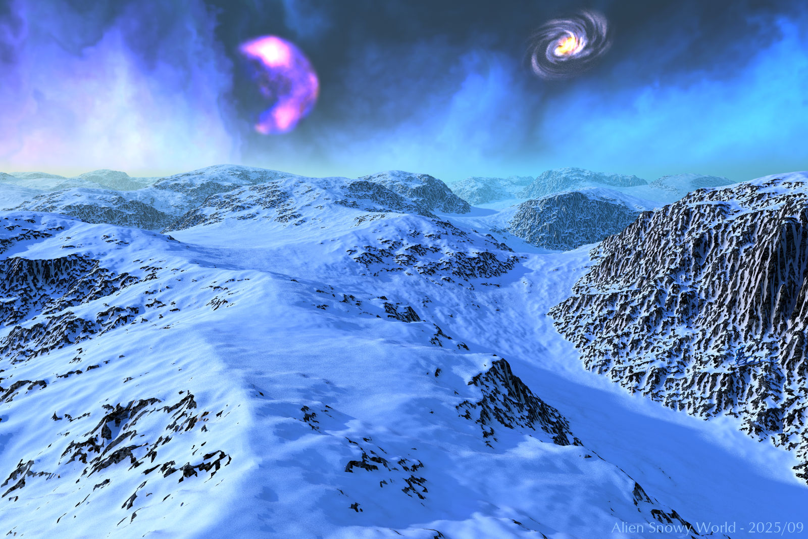 Alien Snowy World