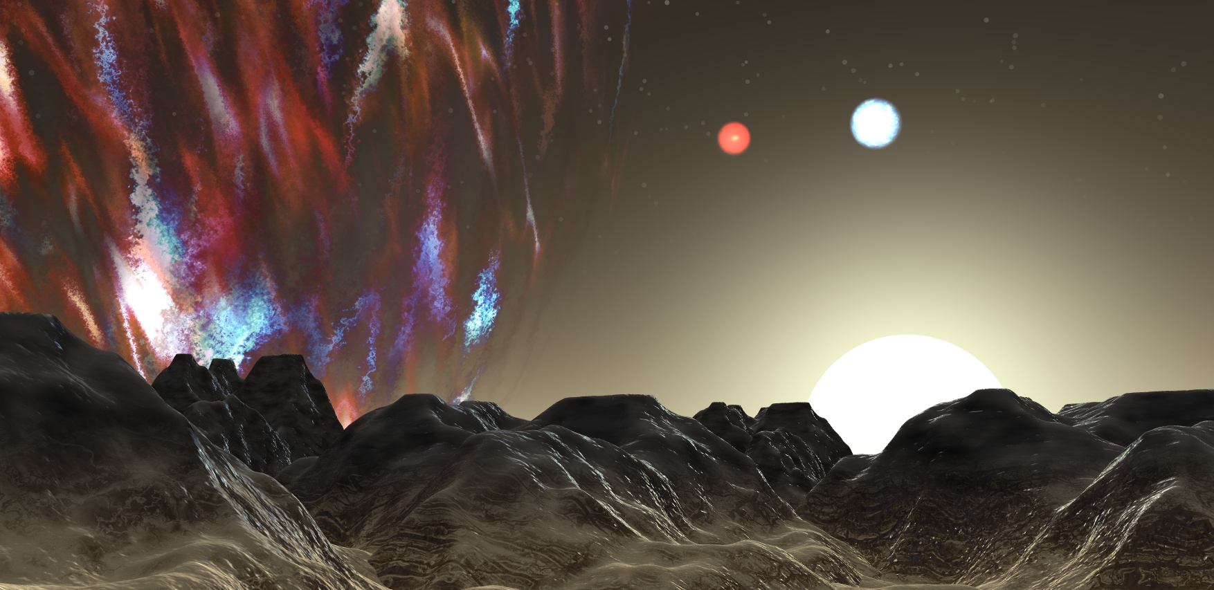 Binary Star System in the distance