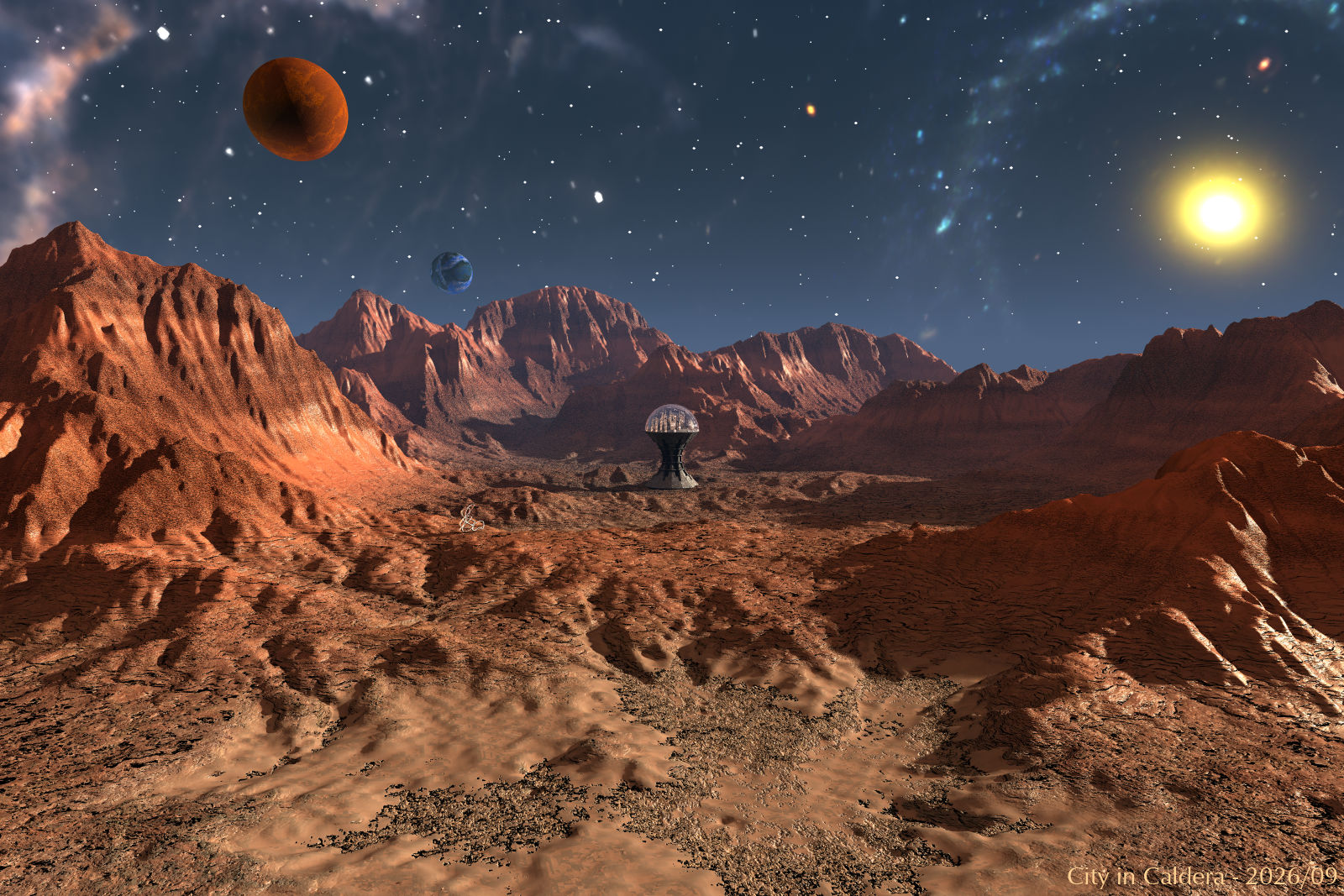 City in Caldera