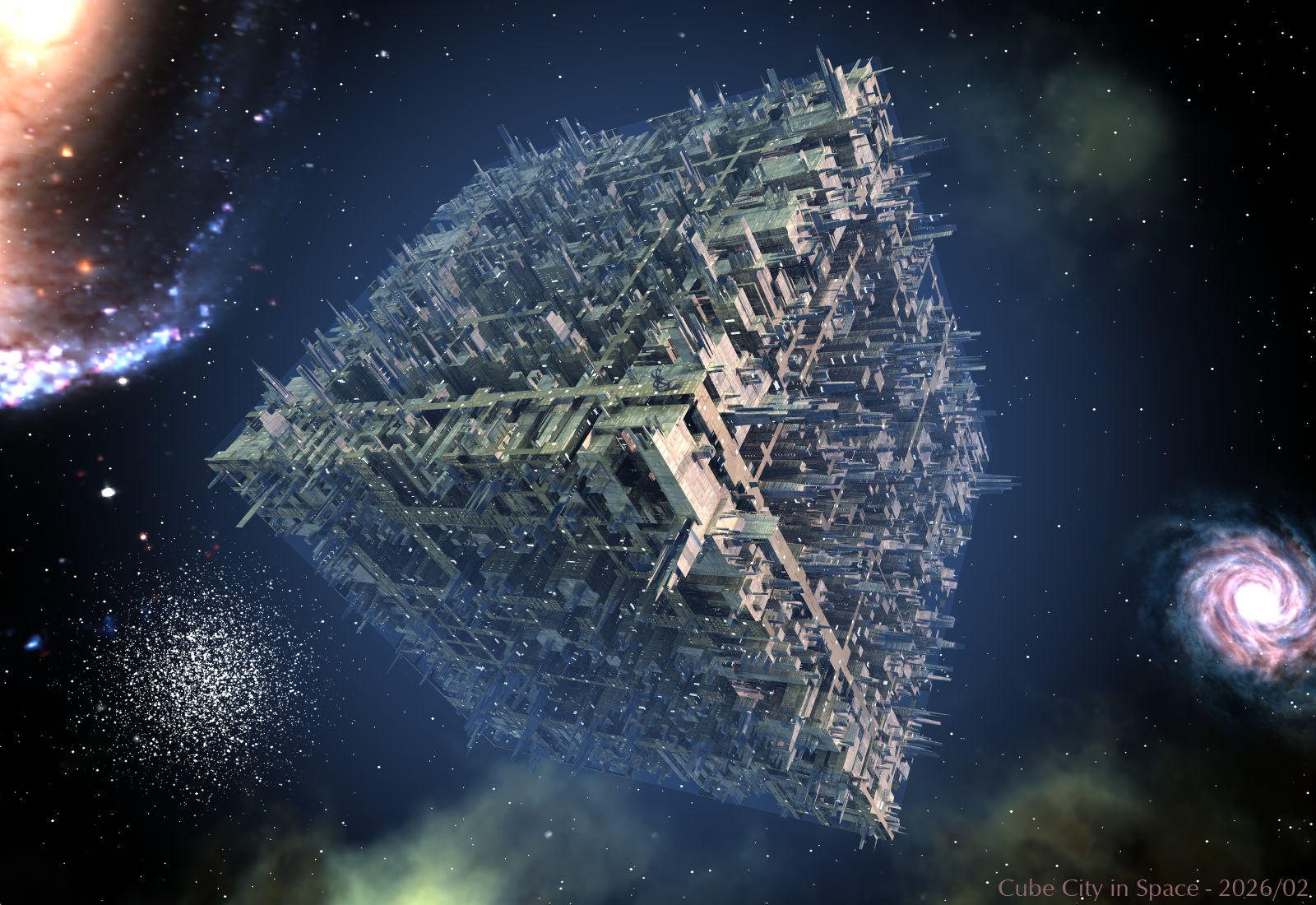 Cube City in Space