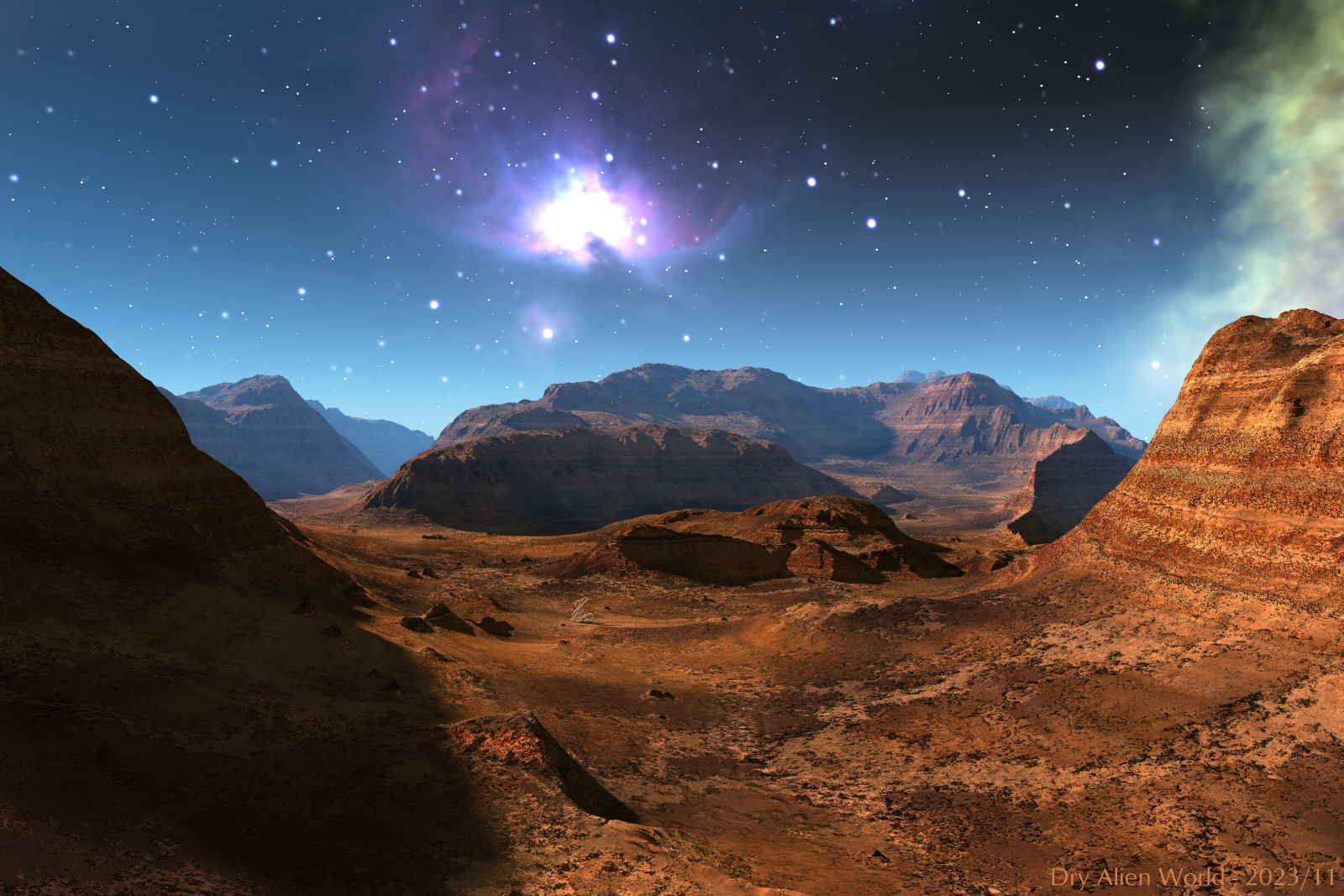 Dry Alien World