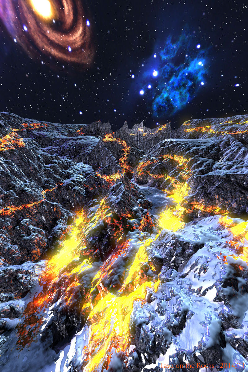 Lava on the Rocks