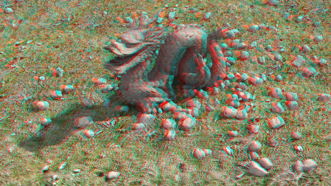 Gritty Dragon Anaglypherized