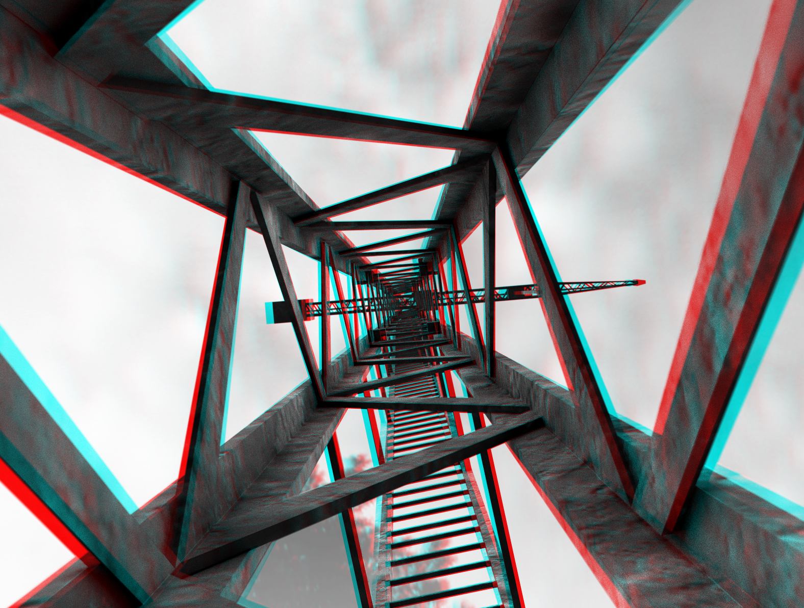 Crane Anaglyph.