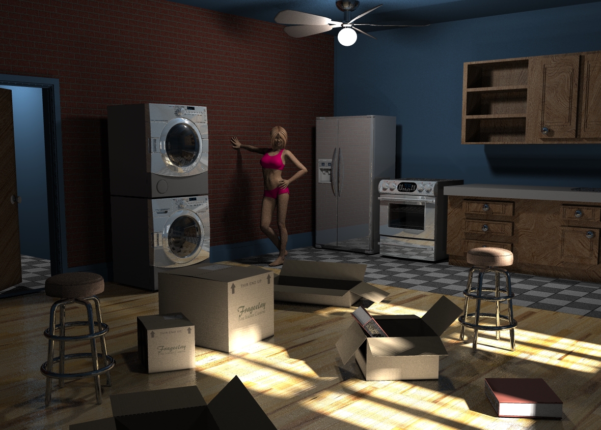First Day in her New York City Studio Apartment