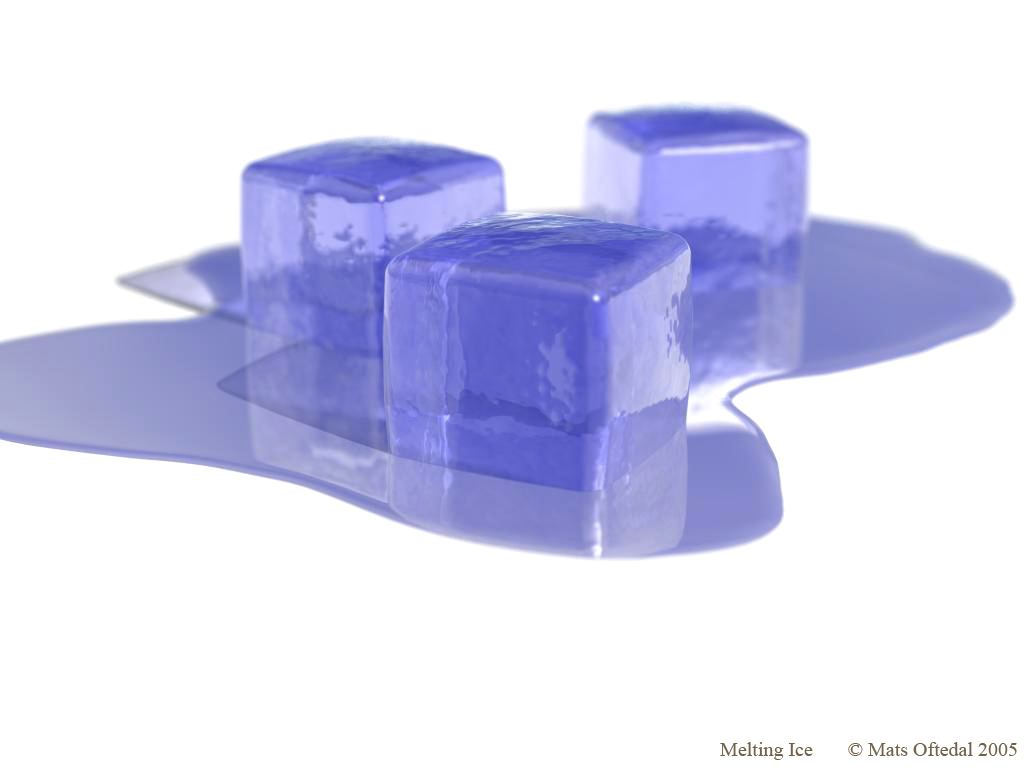 Melting ice