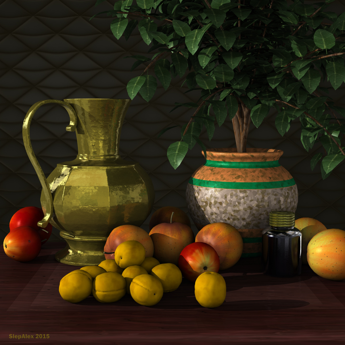 Apples and apricots