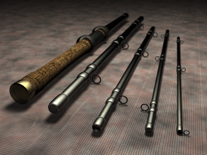 5 Piece Fishing Rod.