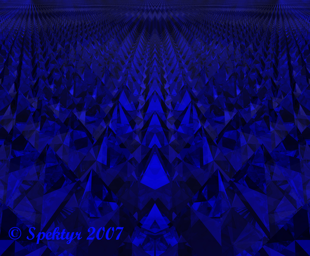 Ad Infinitum In Blue Crystal