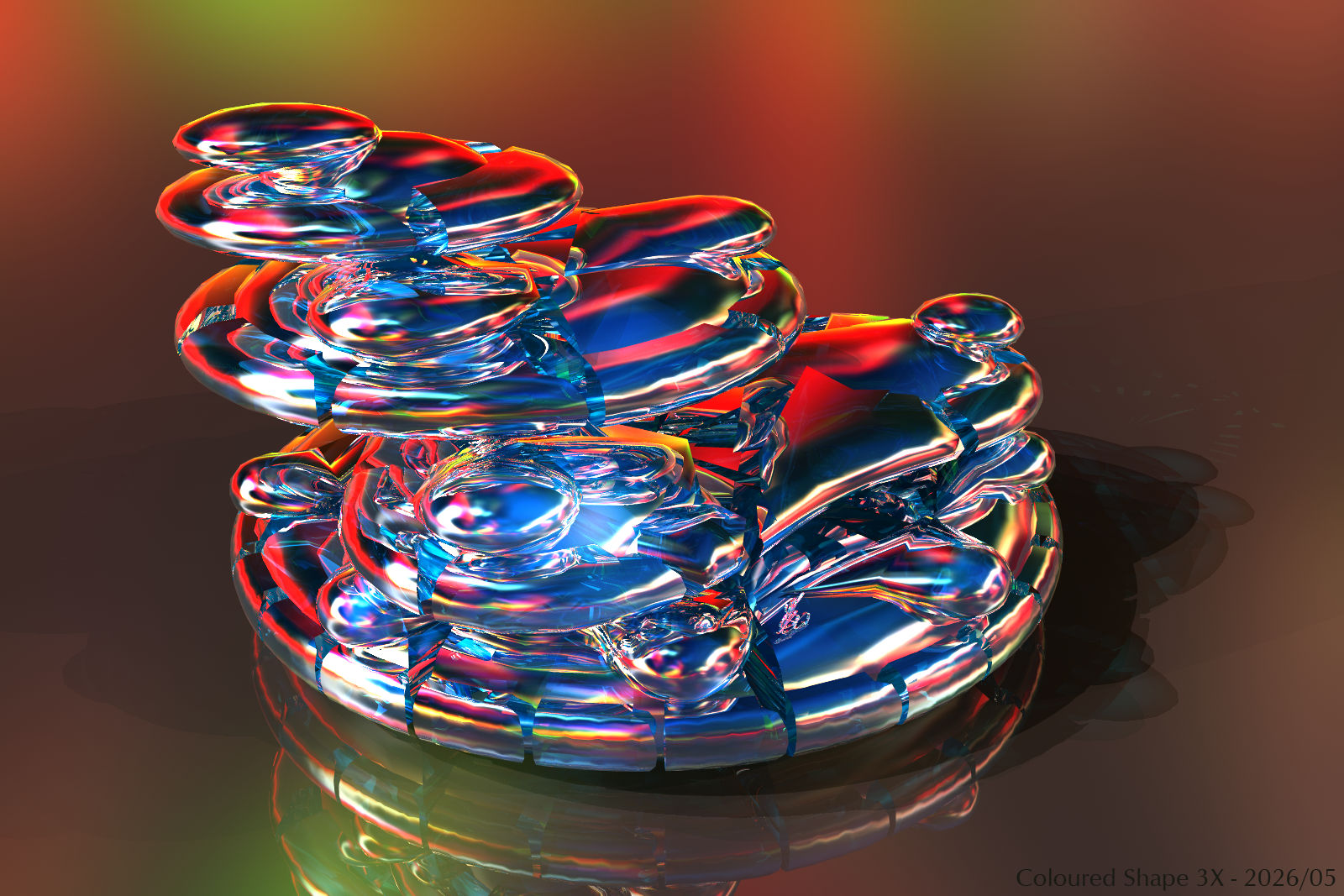 Coloured Shape 3X