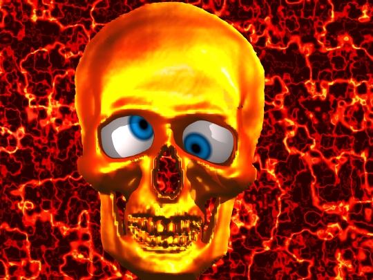 Fire Skull (alive and well......just alive)