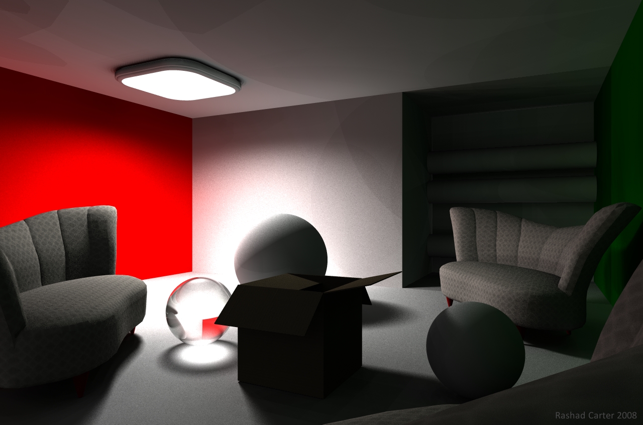 Global Illumination Study Random Objects