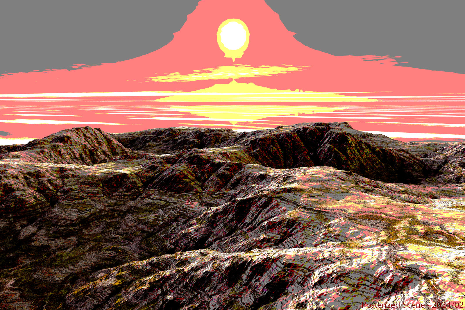 Posterized Scene
