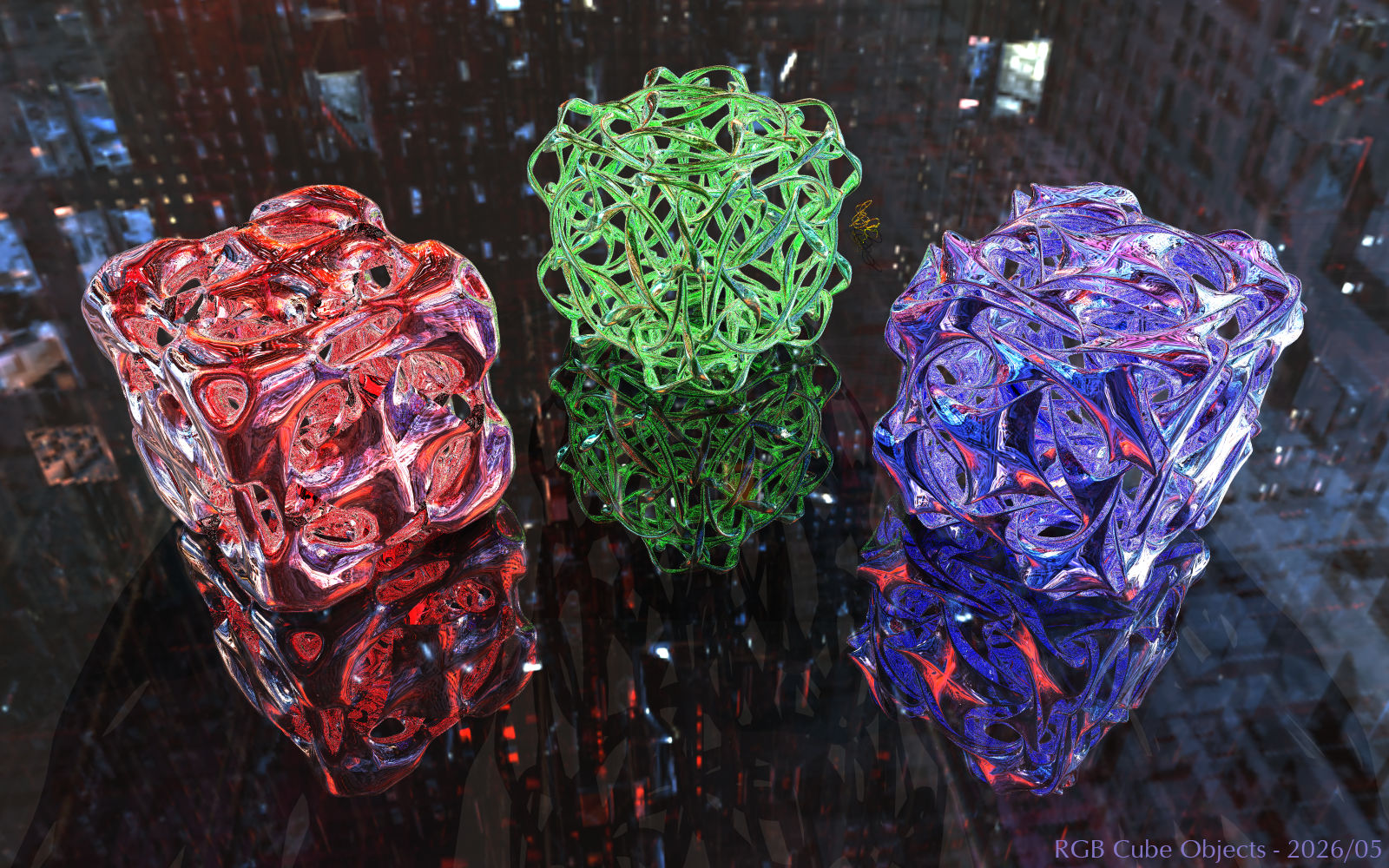 RGB Cube Objects