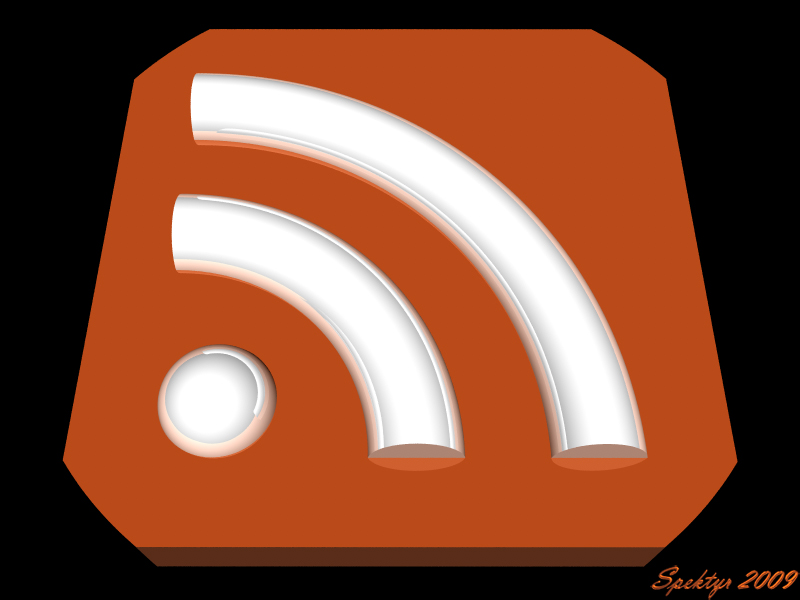 3D RSS Logo