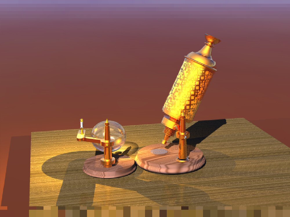 Ancien microscope