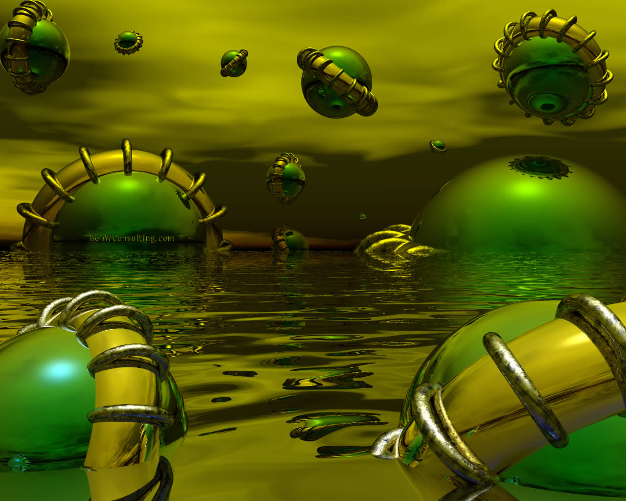 Glod Lake Alien Bobbers