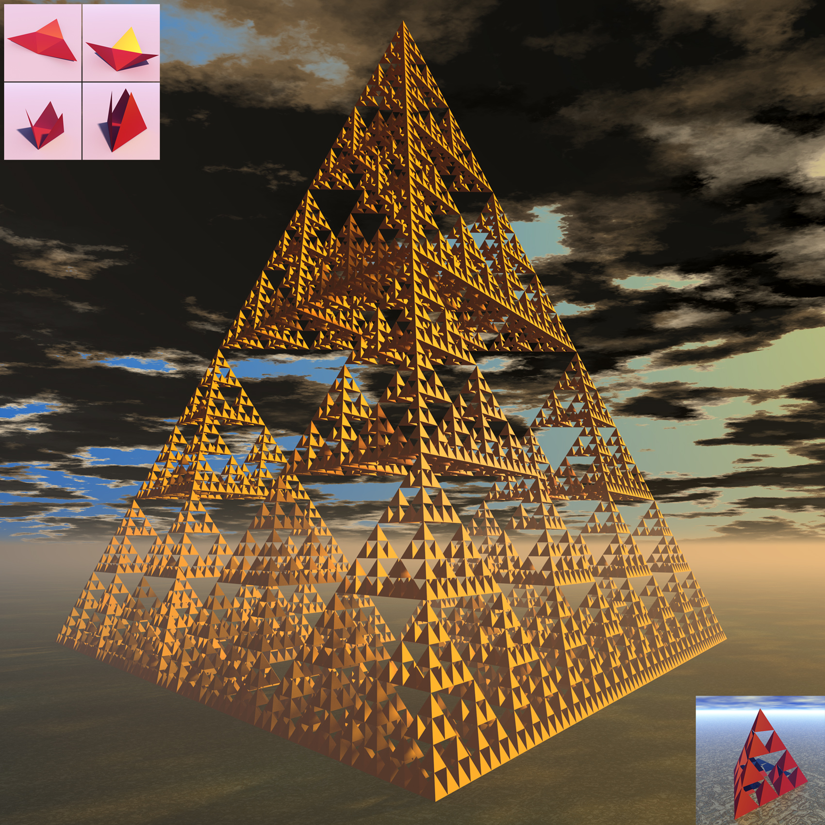 Sierpinsky Tetrahedron Level 6