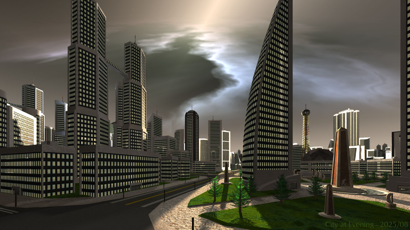 City at Evening